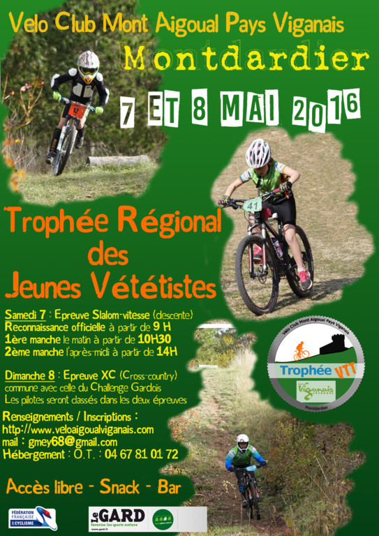 TRJV et Challenge gardois à Montdardier 7 et 8 Mai - Vélo Club Mont ...