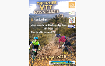 Trophée VTT du Pays Viganais 2026 - 2 et 3 Mai 2026